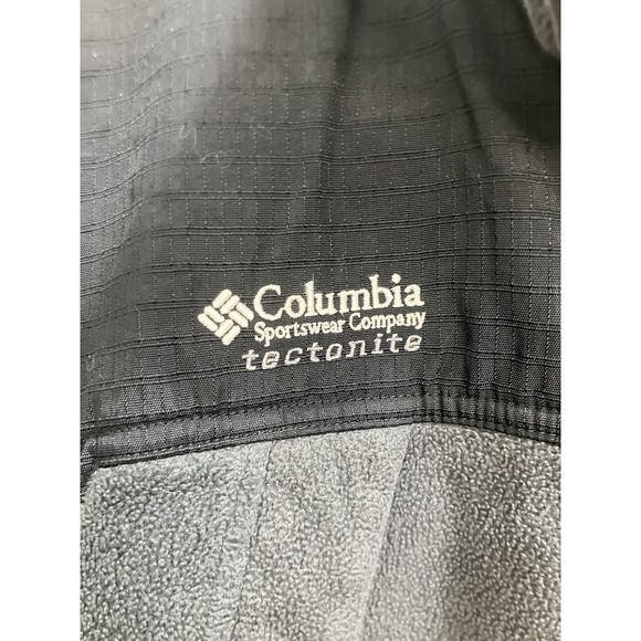 Columbia Kids Reversible Fleece Lined Zip Up Coat Jacket 14/16 Black - Picture 8 of 12